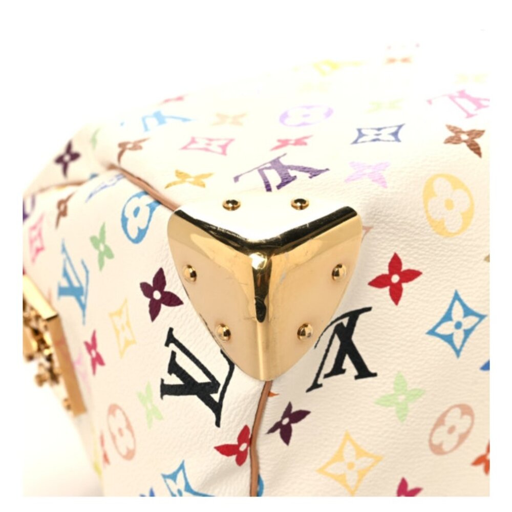 Louis Vuitton Multi Color Monogram Speedy 30 White - Picture 5 of 14
